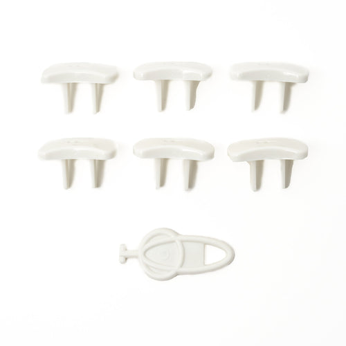Cover Outlet Plug Protector With Key For Baby Safety, 6 Pack - EliteBaby