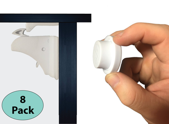 EliteBaby Baby Proofing Magnetic Cabinet Locks - 8 pack + 2 Keys